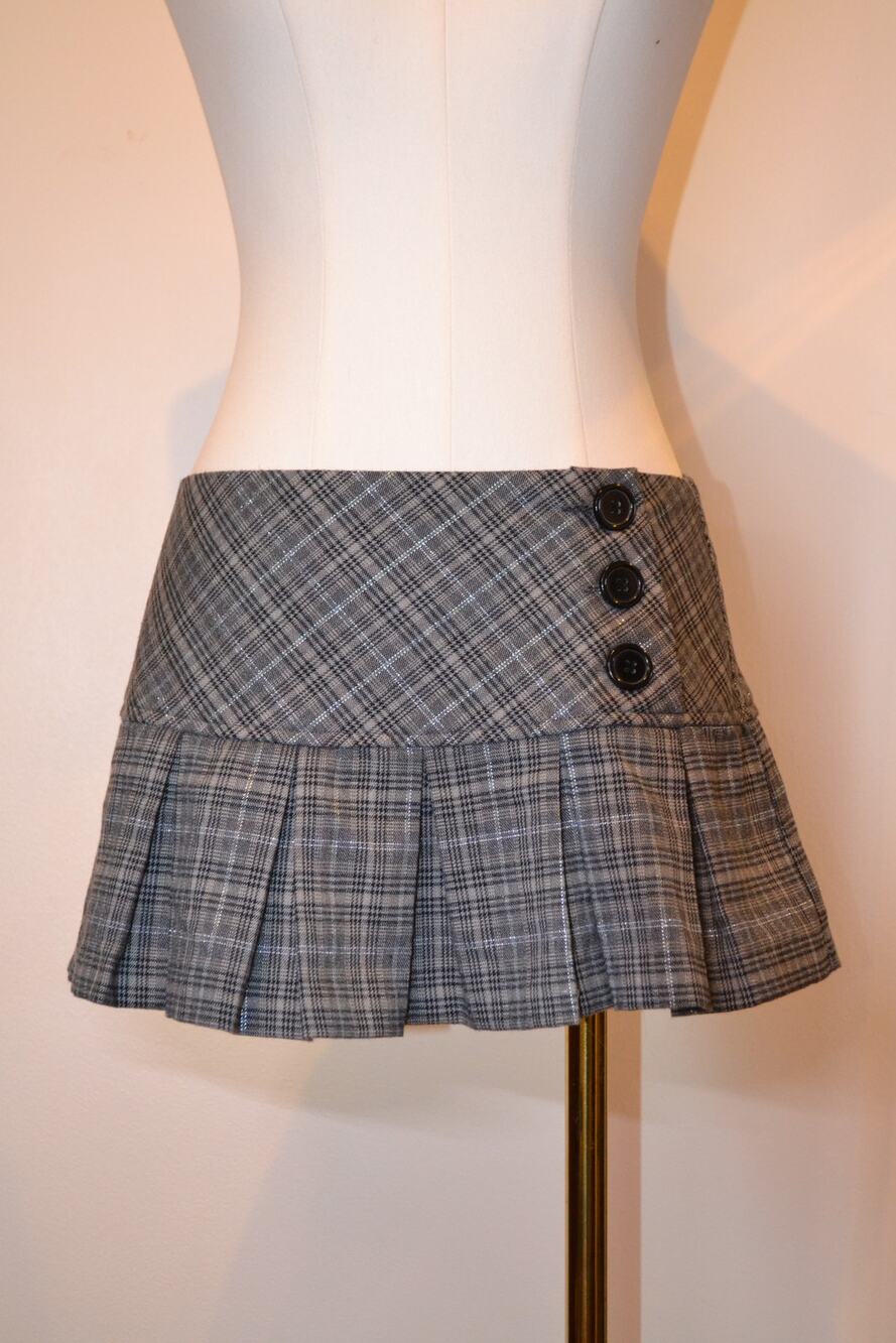 Y2K Charlotte Russe Plaid Low Rise Micro Mini Skirt Clueless Bratz